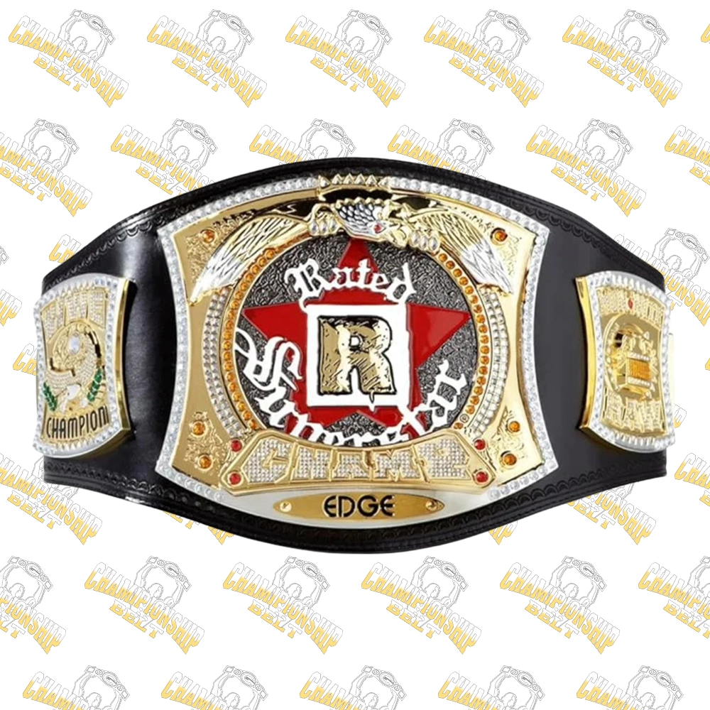 Edge Rated R Spinner Wrestling Championship Replica Belt