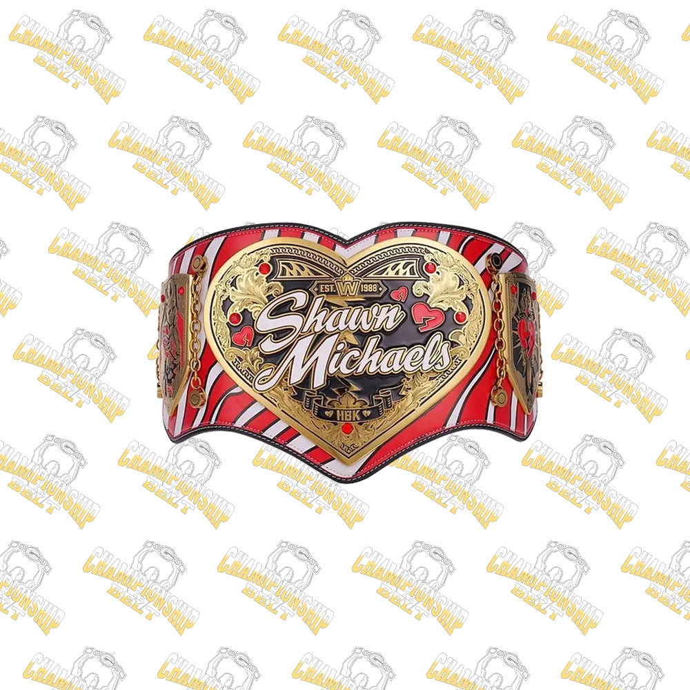 Shawn Michaels Wrestling Championship Replica Zinc Belt