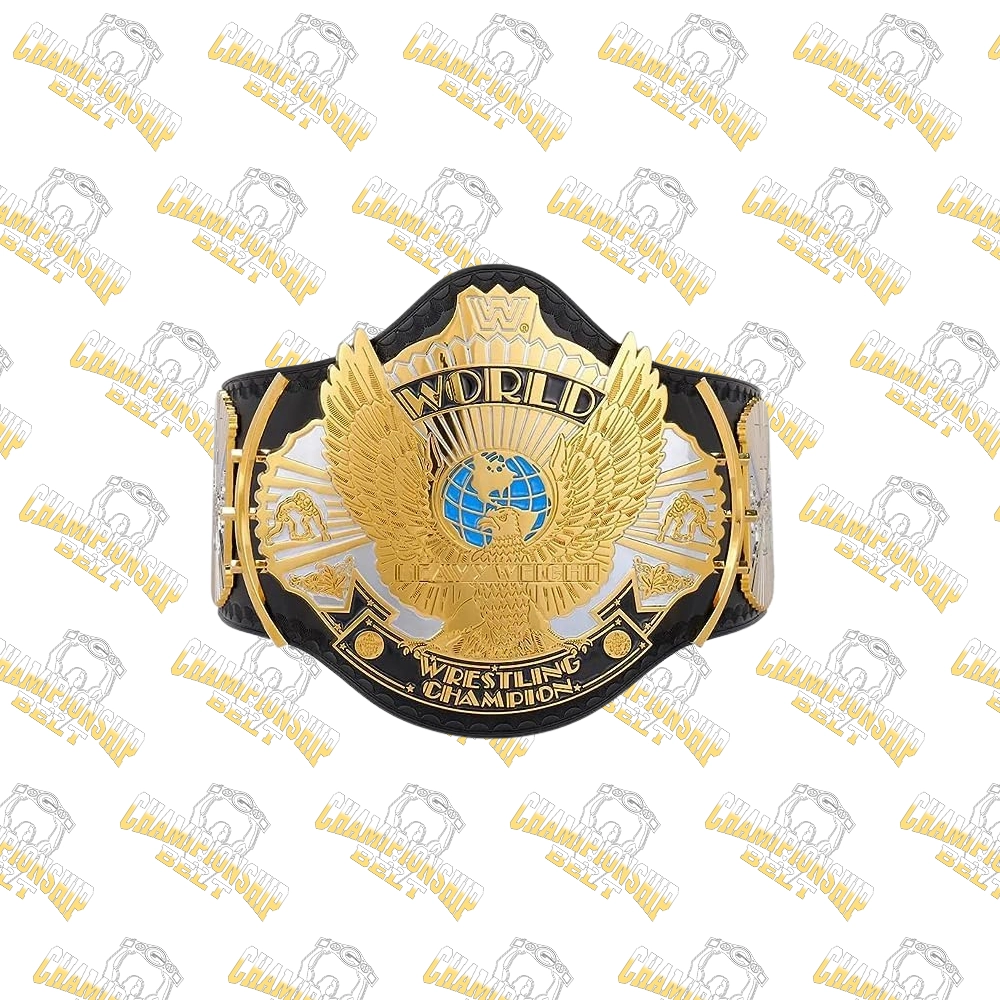 Winged Eagle Dual Plated Heavyweight Championship Wrestling Replica Zinc Belt