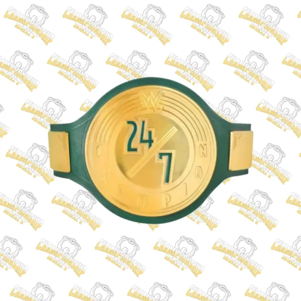 24/7 Wrestling Championship Zinc Title Belt