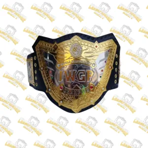 New Version IWGP World Wrestling Champions Replica Zinc Belt