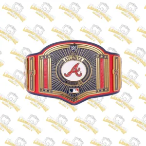 Atlanta Braves MLB Wrestling Championship Replica Zinc Belt