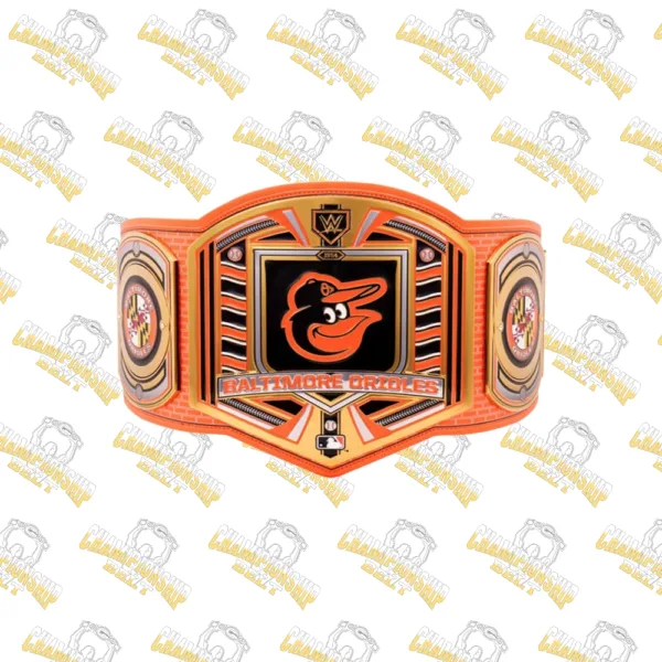 Baltimore Orioles MLB Wrestling Championship Replica Zinc Belt