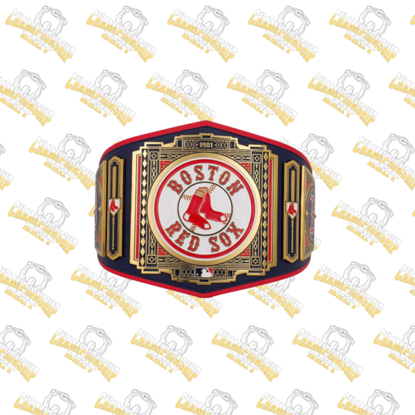 Boston Red Sox MLB Wrestling Championship Replica Zinc Belt