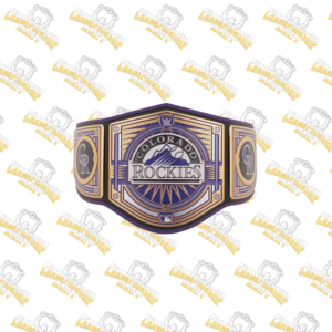 Colorado Rockies MLB Wrestling Championship Replica Zinc Belt
