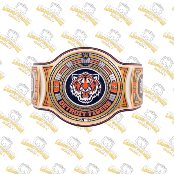 Detroit Tigers MLB Wrestling Championship Replica Zinc Belt