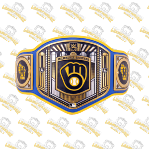 Milwaukee Brewers MLB Wrestling Championship Replica Zinc Belt