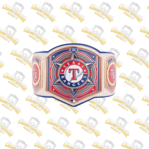 Texas Rangers MLB Wrestling Championship Replica Belt