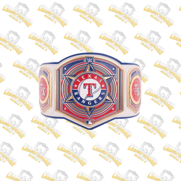 Texas Rangers MLB Wrestling Championship Replica Belt