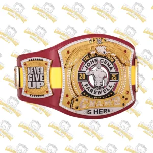 John Cena Farewell 2025 Brussels Spinner Wrestling Championship Replica Belt