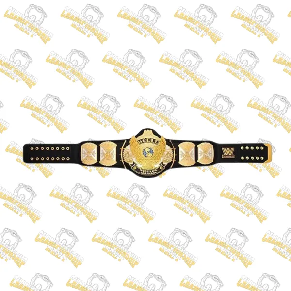 Winged Eagle Dual Plated Heavyweight Championship Wrestling Replica Zinc Belt