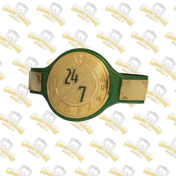 24/7 Wrestling Championship Zinc Title Belt
