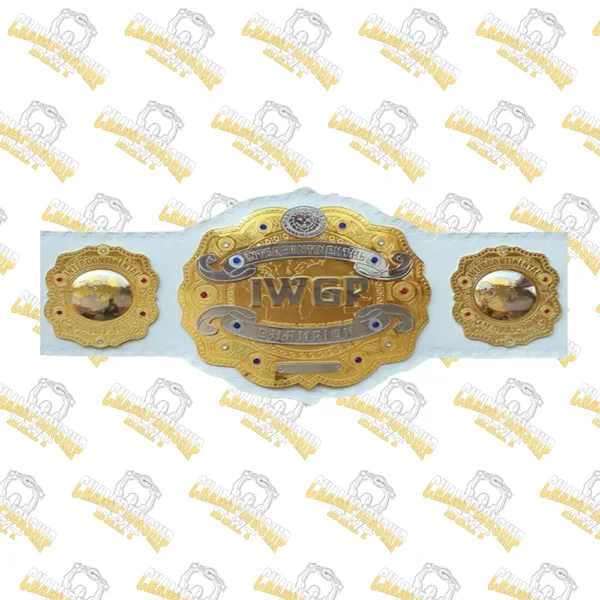 New IWGP Intercontinental Wrestling Replica Zinc Belt
