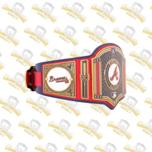 Atlanta Braves MLB Wrestling Championship Replica Zinc Belt
