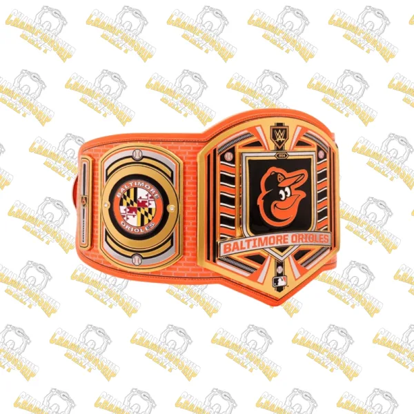 Baltimore Orioles MLB Wrestling Championship Replica Zinc Belt