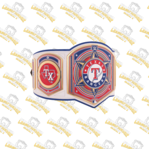 Texas Rangers MLB Wrestling Championship Replica Belt