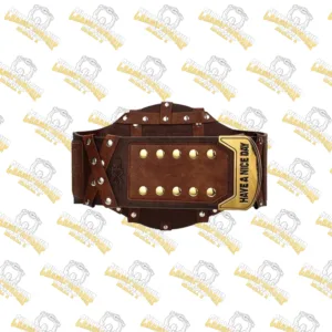 Mankind Signature Series Wrestling Championship Replica Zinc Belt