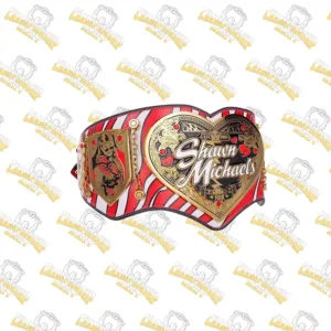 Shawn Michaels Wrestling Championship Replica Zinc Belt
