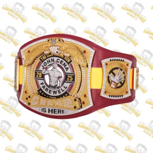 John Cena Farewell 2025 Brussels Spinner Wrestling Championship Replica Belt