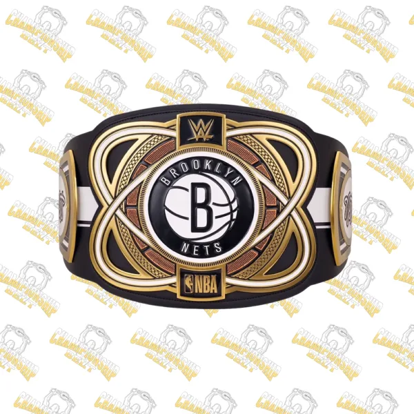 Brooklyn Net NBA Wrestling Championship Replica Belt