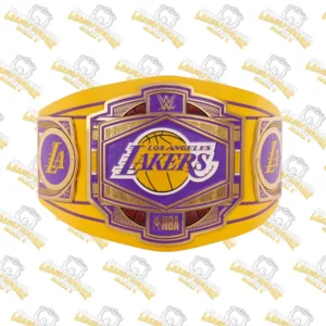 Los Angeles Lakers NBA Wrestling Championship Replica Belt
