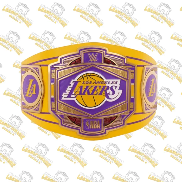 Los Angeles Lakers NBA Wrestling Championship Replica Belt