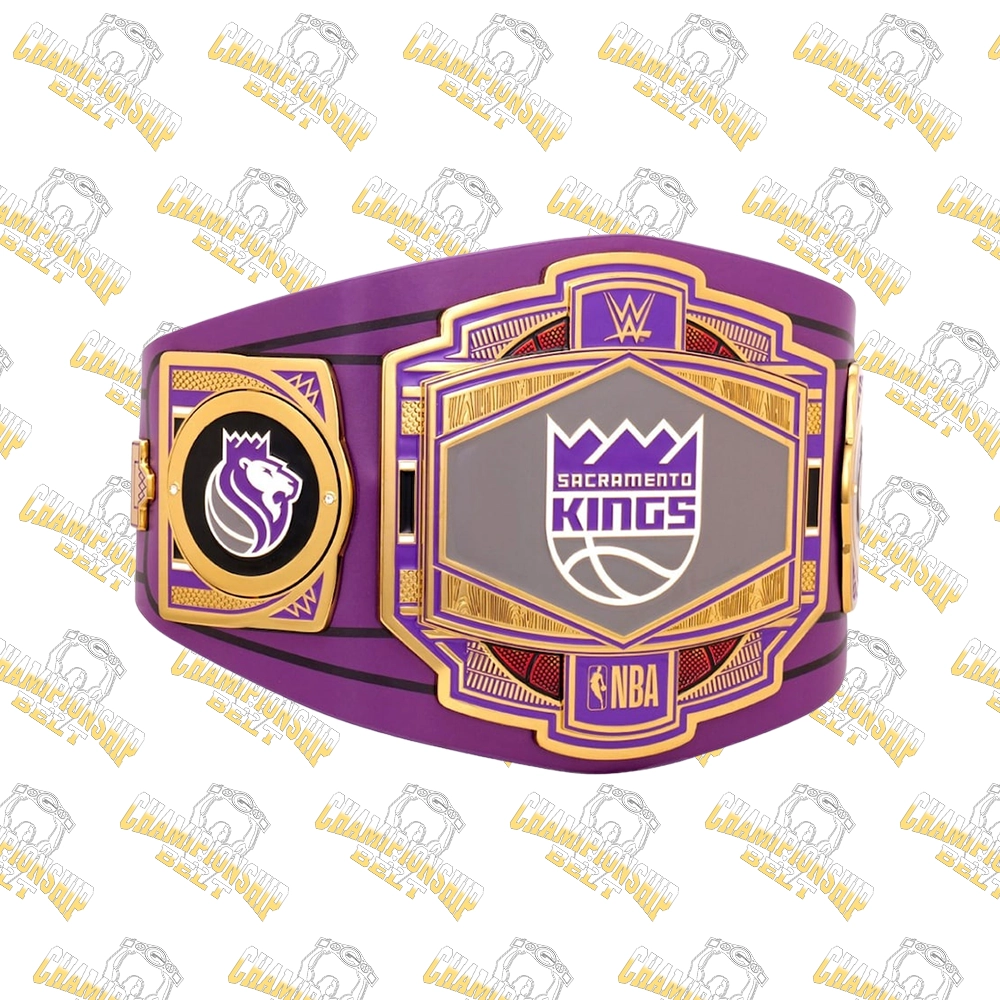 Sacramento Kings NBA Wrestling Championship Replica Title Belt