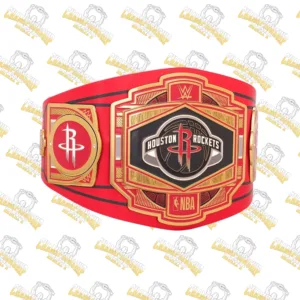 Houston Rockets NBA Wrestling Championship Replica Belt