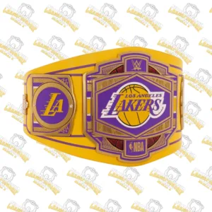 Los Angeles Lakers NBA Wrestling Championship Replica Belt