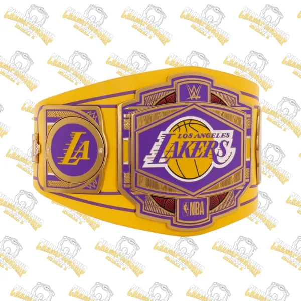 Los Angeles Lakers NBA Wrestling Championship Replica Belt