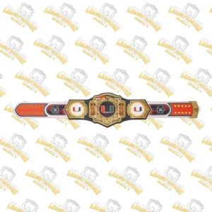 Miami Hurricanes Legacy Wrestling Championship Replica Belt