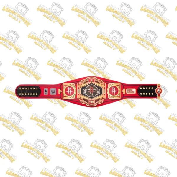 Houston Rockets NBA Wrestling Championship Replica Belt