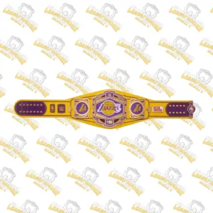 Los Angeles Lakers NBA Wrestling Championship Replica Belt