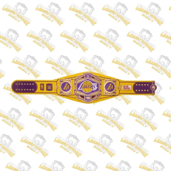 Los Angeles Lakers NBA Wrestling Championship Replica Belt