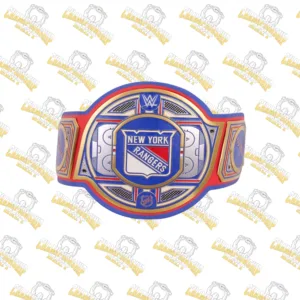 New York Rangers NHL Wrestling Championship Title Belt