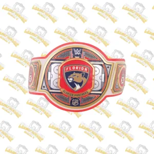 Florida Panthers NHL Wrestling Championship Title Belt