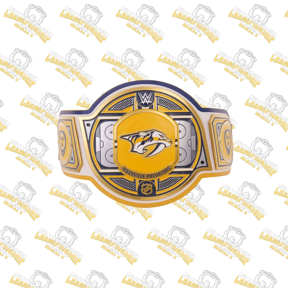 Nashville Predators NHL Wrestling Championship Title Belt