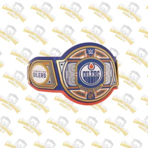 Edmonton Oilers Canadiens NHL Wrestling Championship Belt