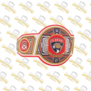 Florida Panthers NHL Wrestling Championship Title Belt