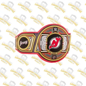New Jersey Devils NHL Wrestling Championship Title Belt