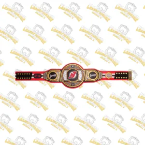 New Jersey Devils NHL Wrestling Championship Title Belt