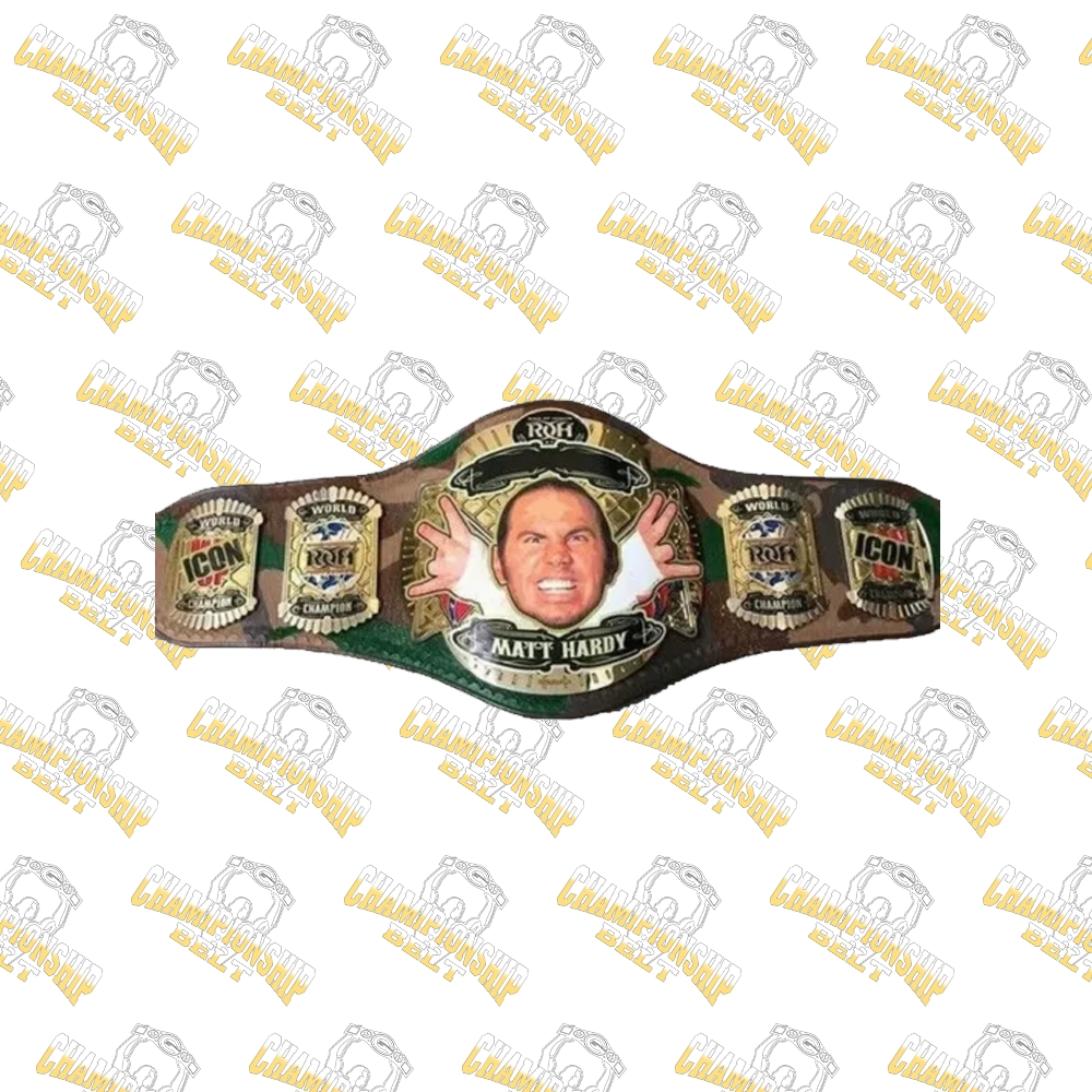 Matt Hardy Custom World Heavyweight Championship Belt