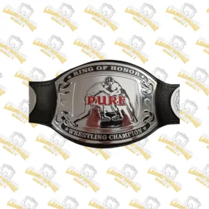 Pure Ring of Honor Championship Wrestling Title Belt
