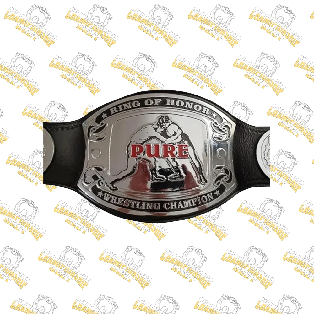 Pure Ring of Honor Championship Wrestling Title Belt