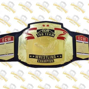 9-1st ECW Tag Team Wrestling Championship Title Belt