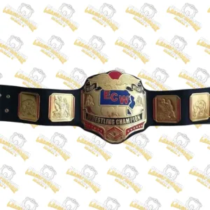 Custom ECW Champion Wrestling Leather Belt