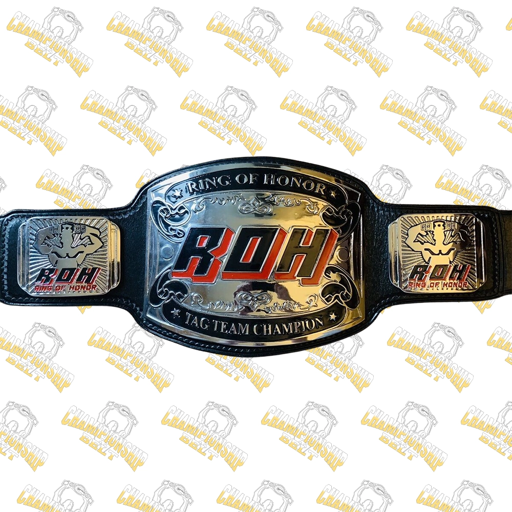Ring of Honor Tag Team Championship Wrestling Title Belt