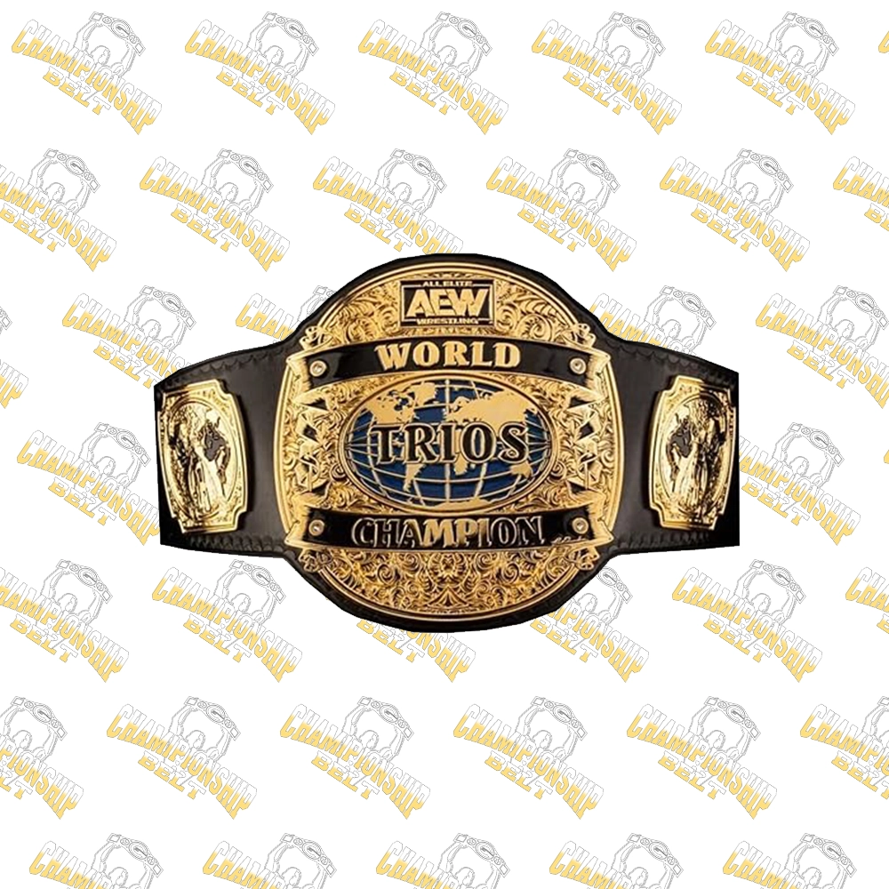 AEW Trios World Wrestling Championship Replica Belt