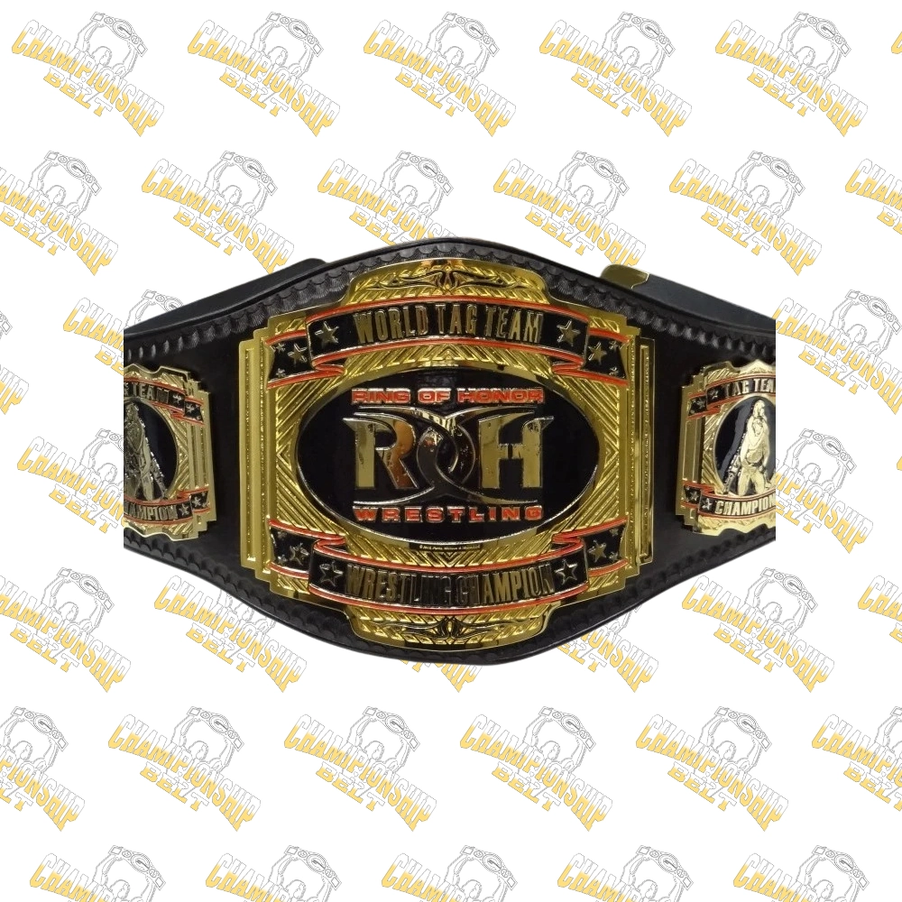 ROH Ring of Honor World Tag Team Championship Wrestling Title Belt