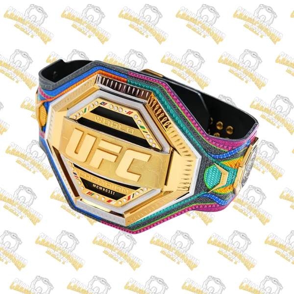 Mexico with Grasso vs Shevchenko UFC Replica Title Belt